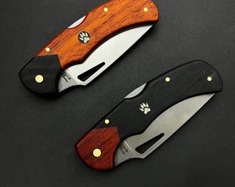 Personalized Clip Pocket Knife: Foldable Camping Hunting Knife