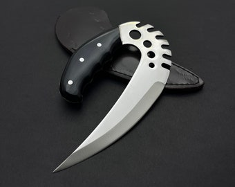 Handmade Custom Knife Personalized Gift For Men Engraved Knife Handmade Karambit Knife Custom Gift Tactical Knife Gift For Him Mens Gift