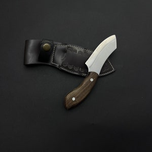 Handmade Stainless Steel Mini Bushcraft Knife Camping Knife Survival Knive Custom Gift For Men Personalized Gift for Hunter Sharp Knife