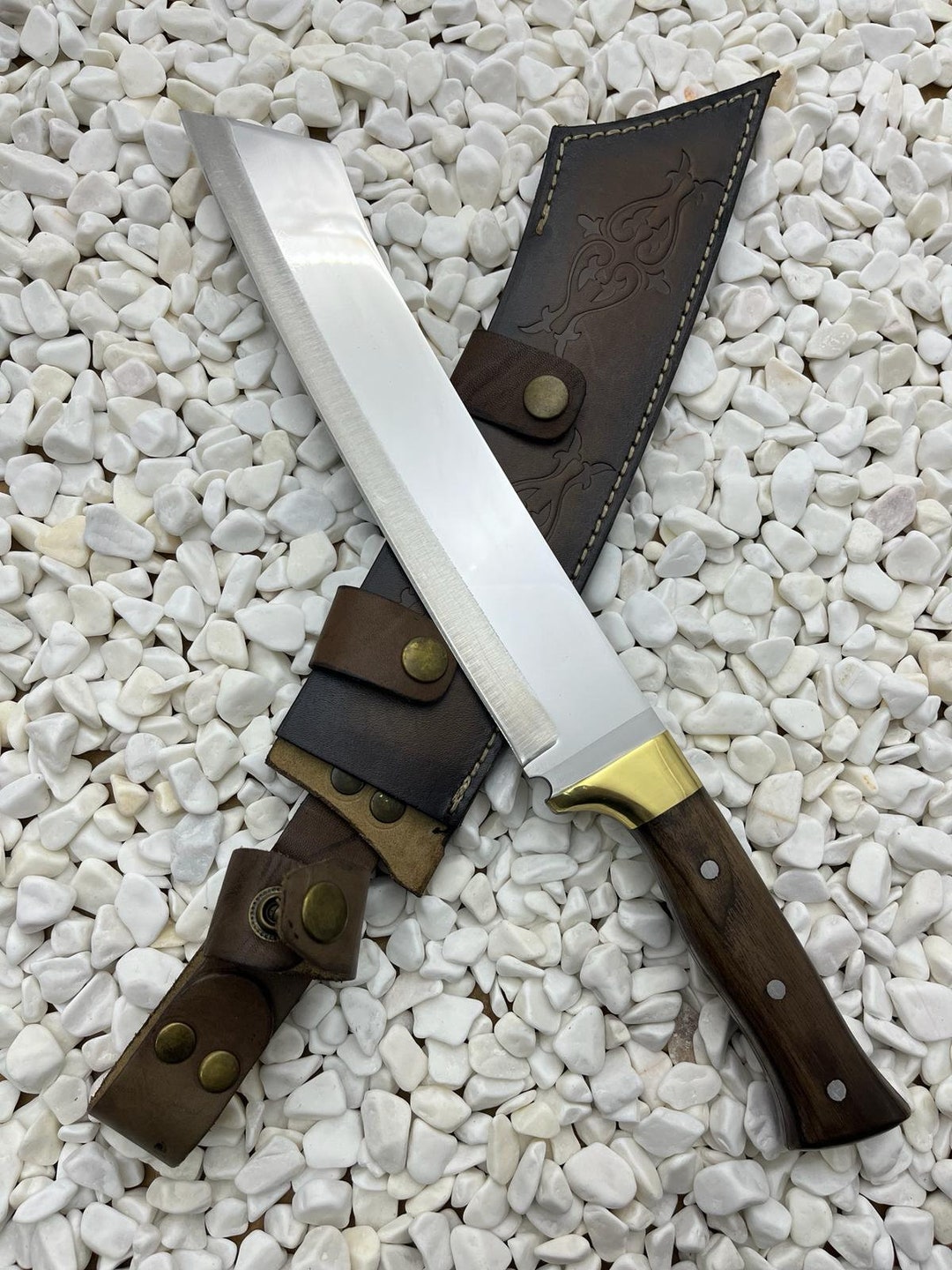 Premium Handcrafted Tanto Neck Knife