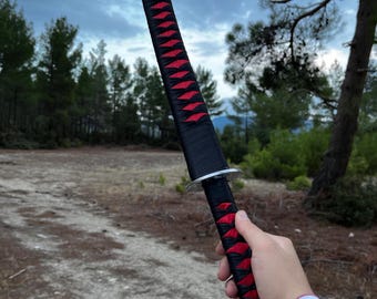 Handgemaakt katana-samoeraizwaard: graveerbaar Japans cadeau met doos