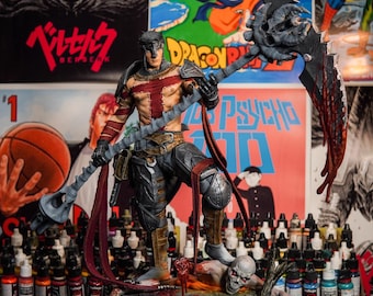 Hand Painted Resin Fan Art Figure – Premium Dark Fantasy Collector Statue – Dante Inspired