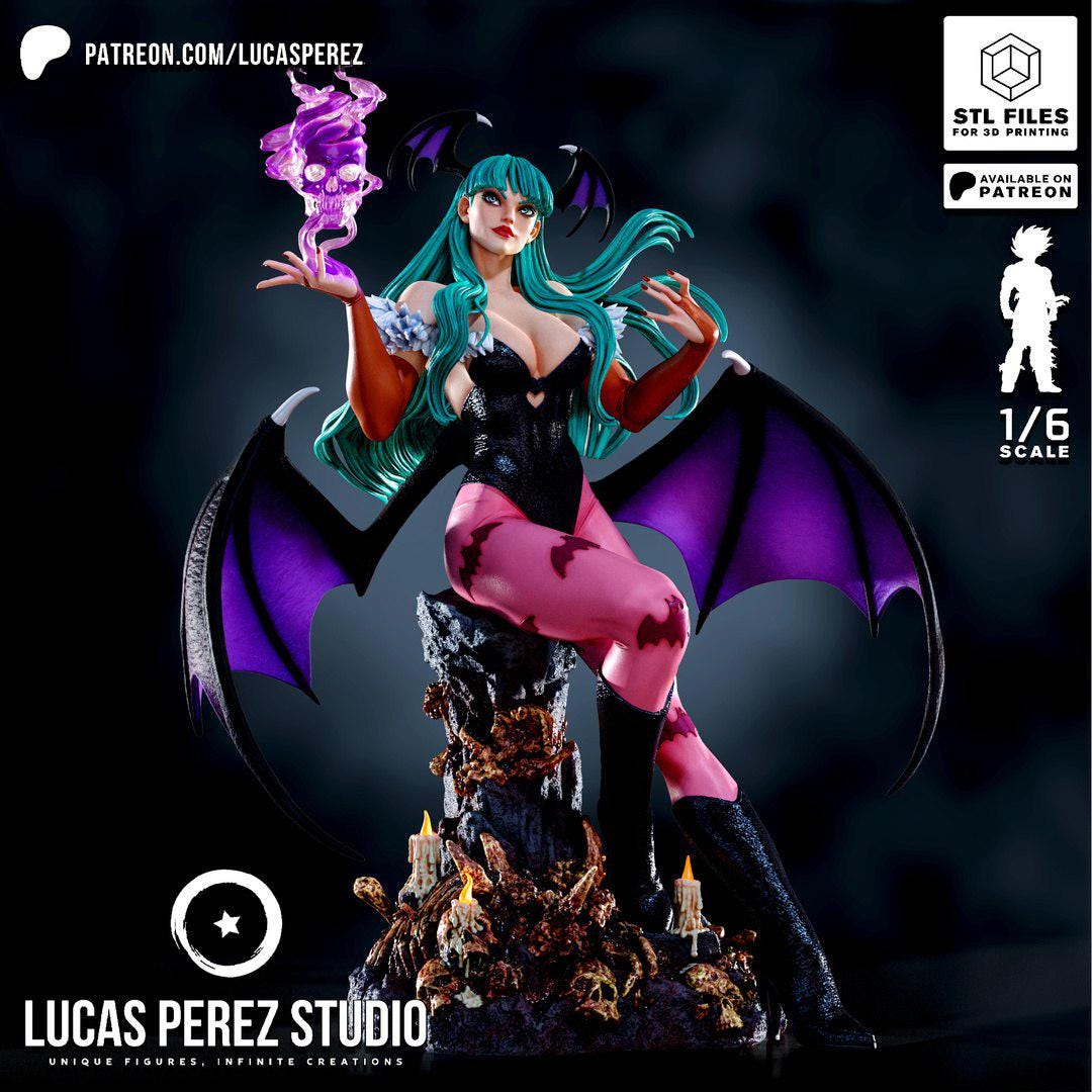 Morrigan Darkstalkers Figure