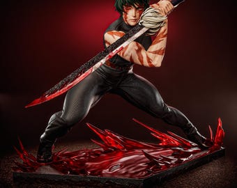Maki Ze'nin From Jujutsu Kaisen 3D Printed & Painted 1/6 Scale