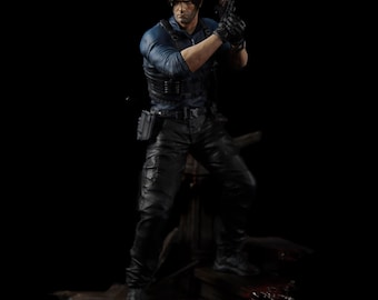 RE2 01 Leon S. Kennedy (1-B) Figure (big Size) [resident Evil 2
