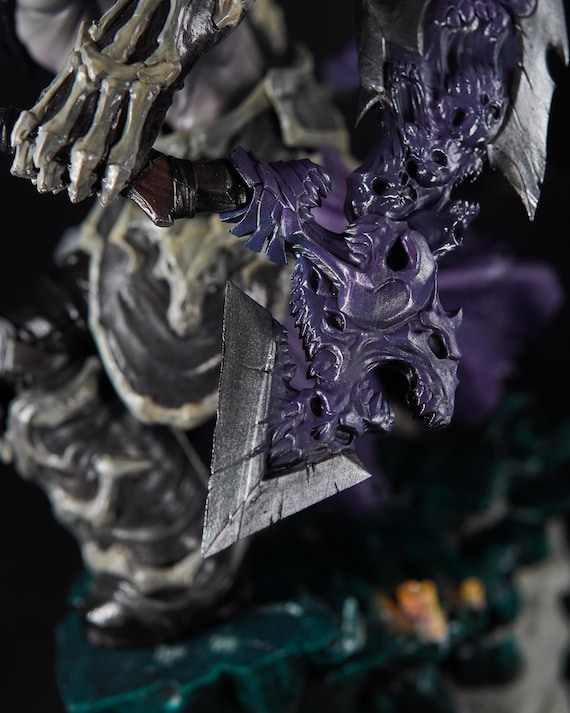 Death Darksiders II Hand Painted Figure, Custom Death Statue