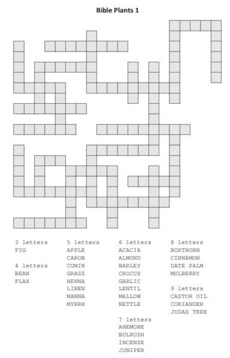 20 Crossword Puzzles free Form Aka Kriss Kross or Criss Cross, Vol 1 ...
