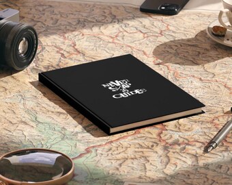 Carnet de notes - Cadeau pour graphiste, carnet de croquis, classeur à couverture rigide, agenda de reliure, cadeau créatif, pages unies, cahier de travaux manuels