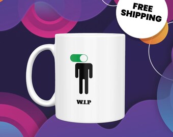 Cadeau tasse à café pour collègue graphiste - Mug amusant, Mug à café, Mug pour lui, Cadeau d'anniversaire pour elle, Cadeau de nouvel emploi, Mug à thé