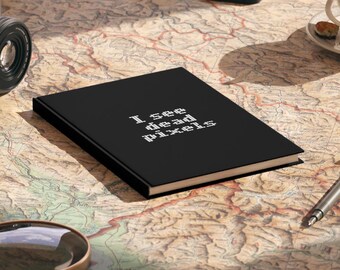 Carnet de notes - Cadeau pour graphiste, carnet de croquis, classeur à couverture rigide, agenda de reliure, cadeau créatif, pages unies, cahier de travaux manuels