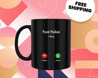 Cadeau tasse à café pour collègue graphiste - Mug amusant, Mug à café, Mug pour lui, Cadeau d'anniversaire pour elle, Cadeau de nouvel emploi, Mug à thé