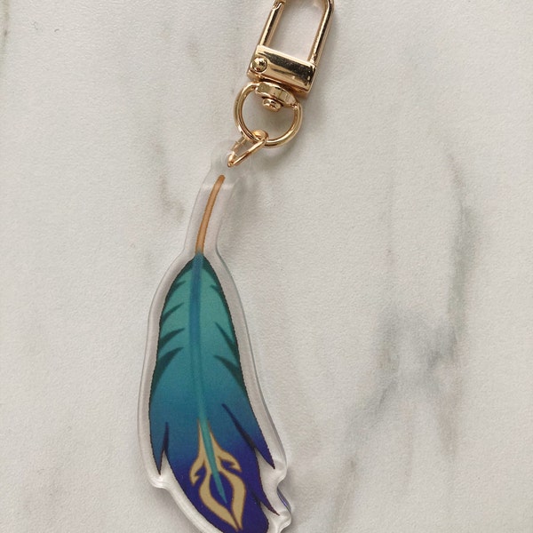 Kaveh Feather Keychain