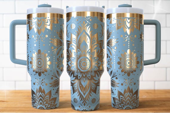 Boho Love Laser Engraved Full Wrap Design for 40oz Tumbler, Digital Download, Seamless Design, SVG For Laser Rotary, Laser Svg For Tumbler