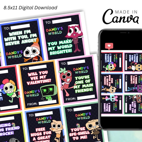 Dandys World Blot Poster - Etsy Canada