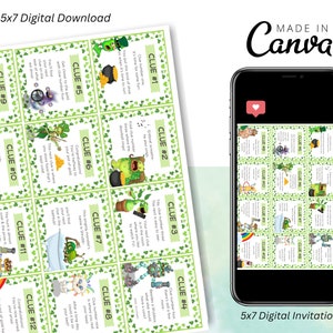 My Singing Monsters St. Patrick's Day Scavenger Hunt, My Singing Monster Hunt, My Singing Monster Theme, MSM Digital Download, Printable