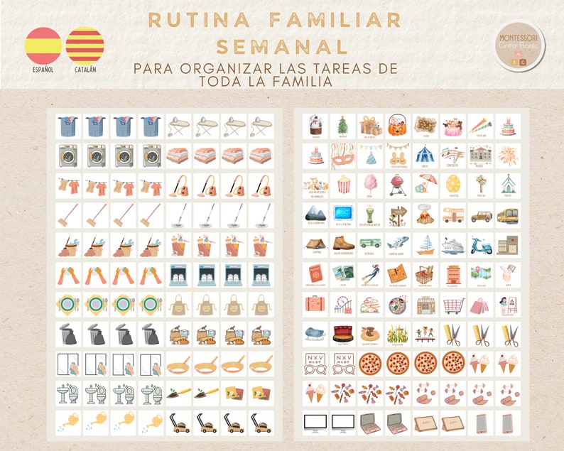 Planificador De Menús DIN A4, 50 Hojas, Planificador De Comidas En Diseño De Confeti Para Toda