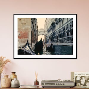 1960s Venice: Vintage Italian Wall Decor, Housewarming Gift for Art Lovers, Nostalgic 1960s Italy Photo