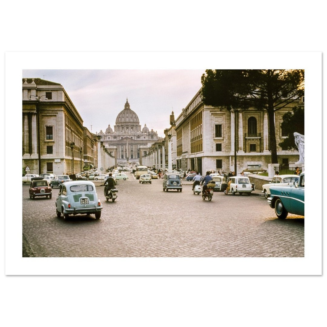 1960s Rome Vintage Photo: Wall Art, Original Art Print for Home Decor ...