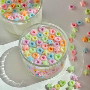 Cereal Milk Candle | Fruit Loops Candle | Fruit Loops Scented Candle | Cereal Scented Candle