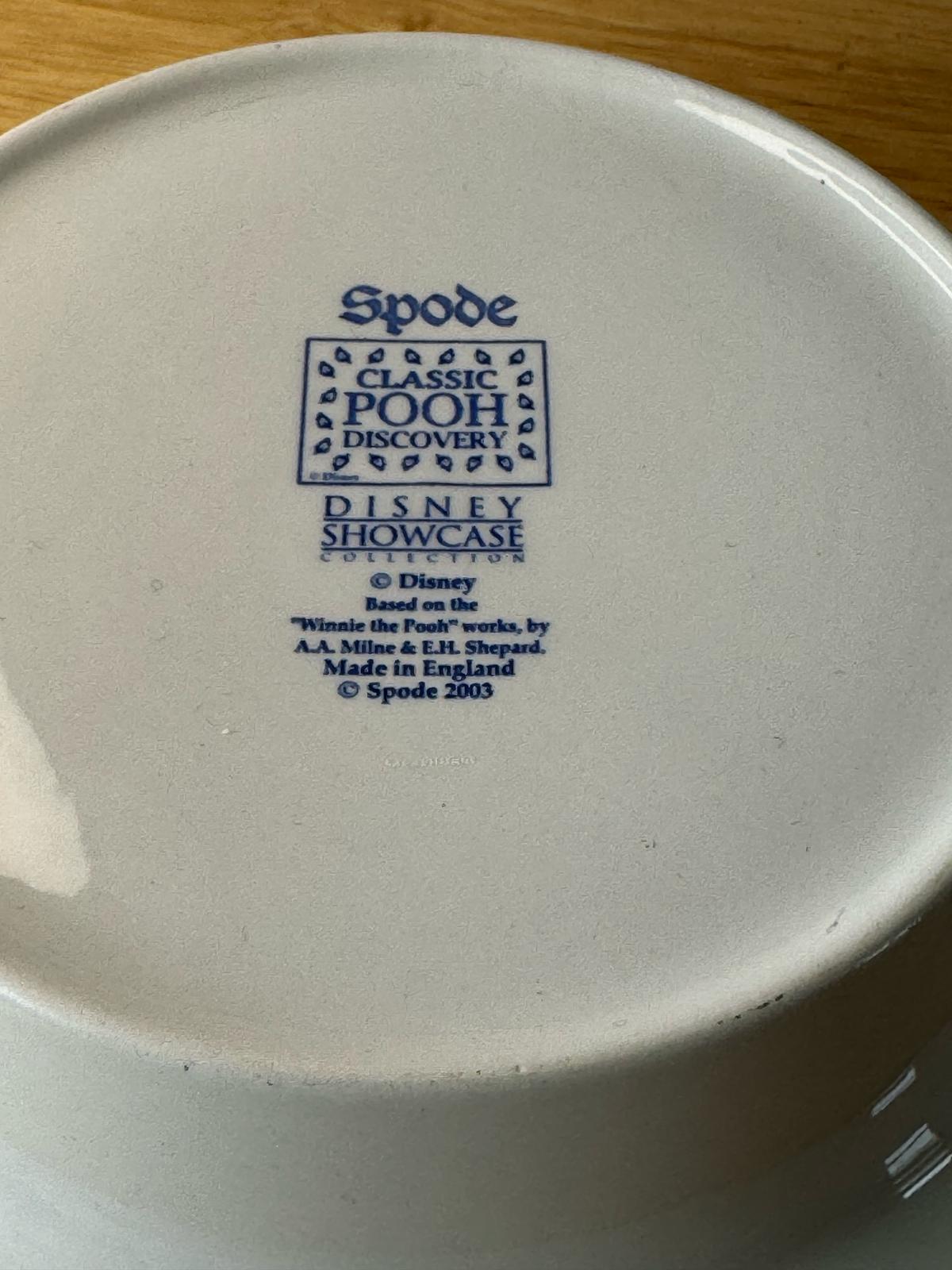 Classic Spode Disney 2003 Discontinued Winnie the Pooh 3 Piece