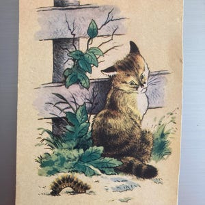 Postkarte, Vintage, Künstler Karlov, 1956.