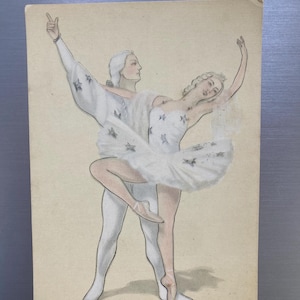 Carte postale, vintage, Artiste Vlasov, 1959.