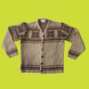 美品70s Vintage Cardigan WHiTE RAM L White Ram Cardigan - Etsy Canada