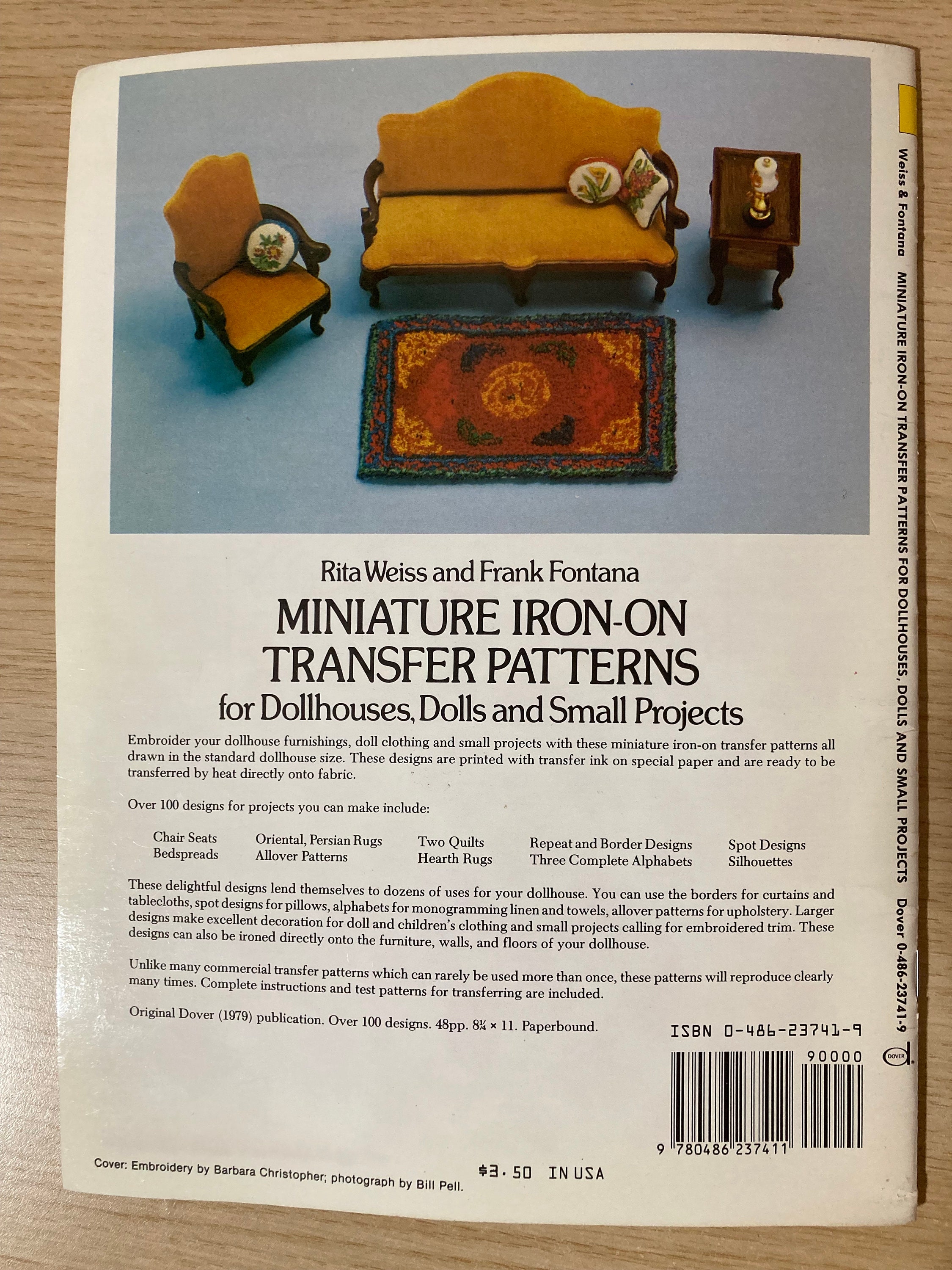 Miniature Heat Transfer Patterns for Dollhouses, Dolls and Small ...