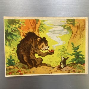 Carte postale, vintage, Artiste Vynokurov, 1959.