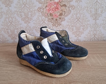 Children's shoes, decor, vintage, USSR children's slippers, old shoes