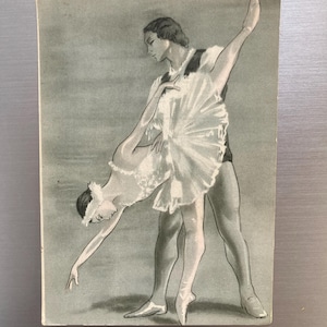 Carte postale, vintage, Artiste Vlasov, 1959.