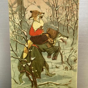 Carte postale, vintage, Artiste Racheva, 1955.