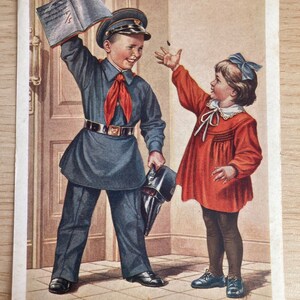 Carte postale, vintage, Gundobin 1954