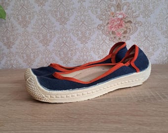 Retro Vintage Soviet women's sneakers, 1988 Soviet USSR Sport shoes, sport, Unworn Retro sports shoes