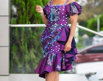 Pagne Africain Robe Africaine Moderne Robe En Pagne Africain Robe En Pagne Africain Robe En Pagne Africain Robe De Mariee Africaine Mode Pagne Etsy France