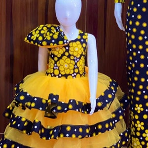 Minha primeira roupa de aniversário para menina, vestido tutu amarelo para bebê, vestido tutu para o primeiro aniversário de uma menina, roupa de esmagamento de bolo, roupa de tutu para bebê