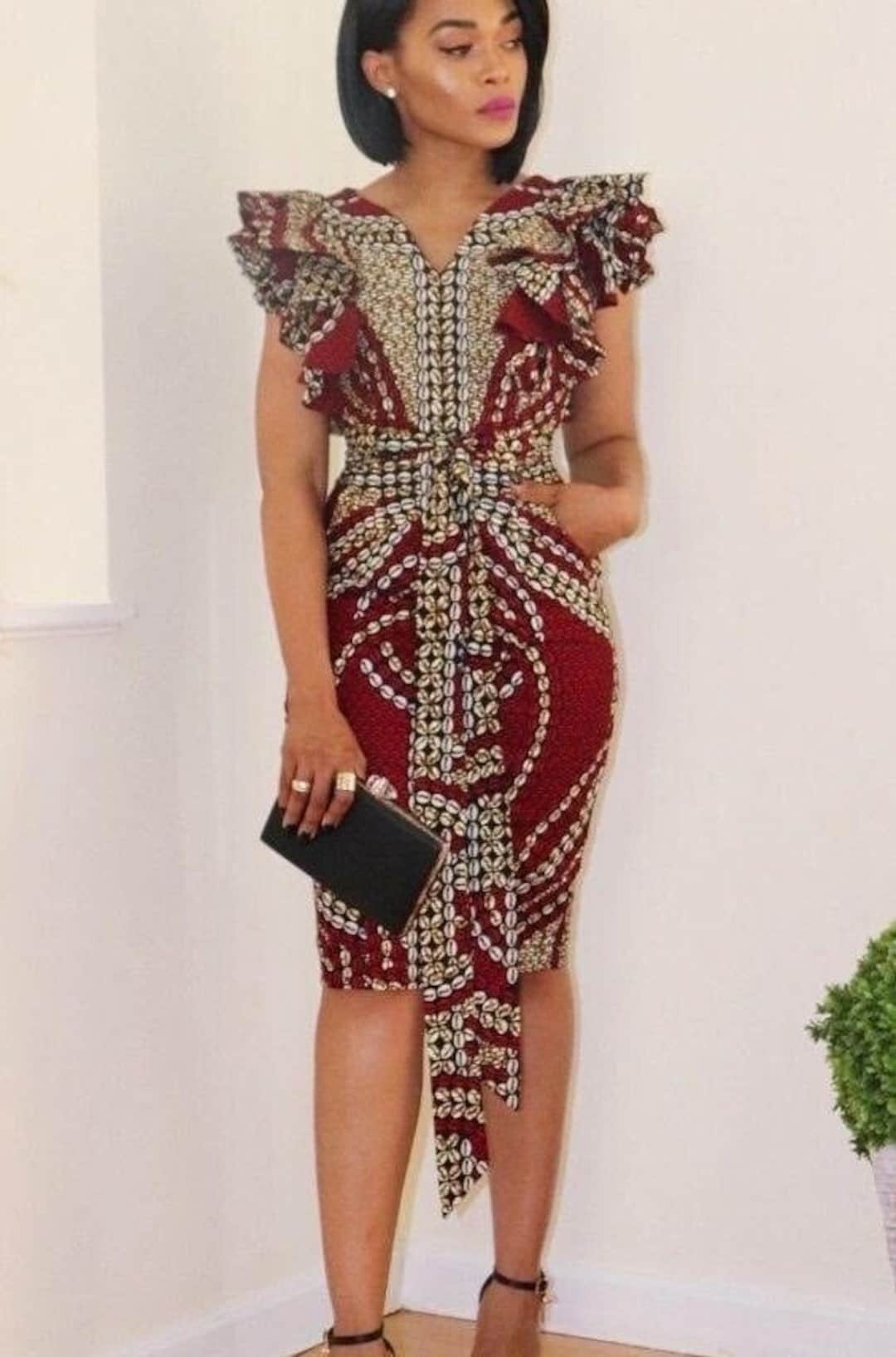 fitted african dress
