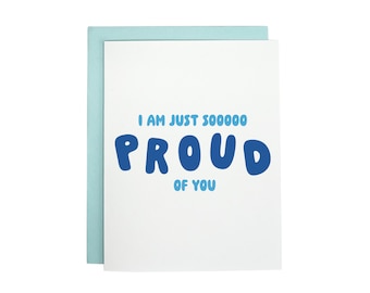 So Proud - Proud of You Card