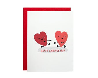 Chasing Hearts - Anniversary Card