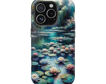 Water Lillies MagSafe iPhone Case, Multiple Size Options