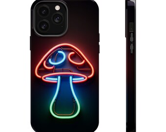 Funda MagSafe para iPhone con forma de seta de neón, varias opciones de tamaño