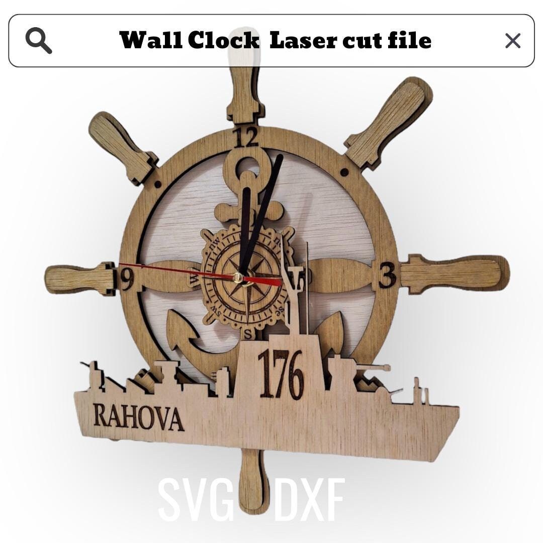 Horloge barre à roue - Mersure du temps marin - Le Comptoir Maritime