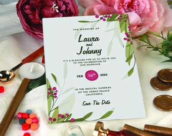 Elegant Wedding Acrylic Invitation, Wedding Card, Modern Nikkah Invitation, Engagement Invitation, Quince Invitations, Wedding Invites