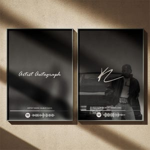 Personalized Music Album Poster, Favorite Artist Album Cover, New Music Album Poster, Digital Music Album Cover, Music Poster Birthday Gift