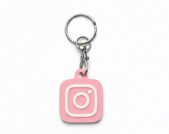 NFC Link Sharing Keychain STL - Étiquette de réseau social imprimable en 3D (téléchargement numérique)