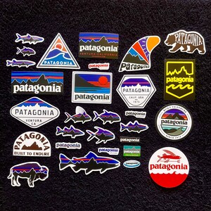 15/10/20/30 pièces Stickers Patagonia, Stickers de marque, Stickers cadeaux, Imperméables, Meilleurs stickers image 6