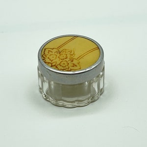 VTG, RARE Art Déco Dresser Box, Powder Box, Glass & Celluloide 1930s - ¡Regalo para ella!