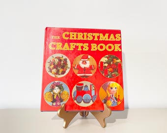 vintage « Christmas Crafts Book » première édition à couverture rigide, publié en 1979