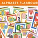26 ABC Flash Cards, Educational Cards, A-Z Cards, Alphabet Flashcards ...
