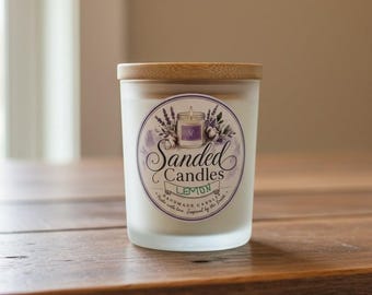 10oz White Frosted Glass